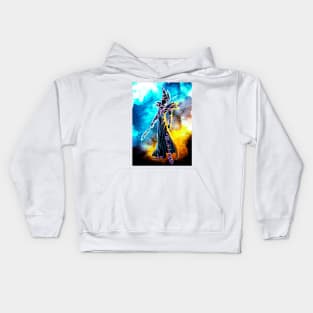 Dark magician girl Kids Hoodie